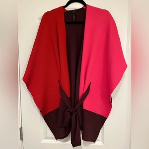 Lane Bryant Color-block Size 14 - 20 Shawl with Tie